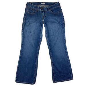Levi's Womens Jeans 542 Flare Mid Rise Flap Pockets Size 16W‎ Medium